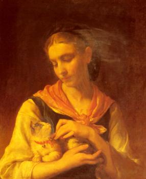 Emile Munier : The Favorite Kitten